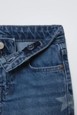 Niños ZARA 6 - 14 Años·Jeans<JEANS WIDE LEG ESTRELLAS