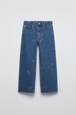 Niños ZARA 6 - 14 Años·Jeans<JEANS WIDE LEG LILO & STITCH © DISNEY