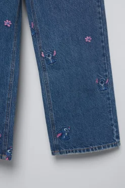 Niños ZARA 6 - 14 Años·Jeans<JEANS WIDE LEG LILO & STITCH © DISNEY