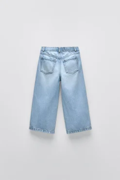 Niños ZARA 1½ - 6 Años·Jeans / Denim|6 - 18 Meses·Pantalones / Leggings<JEANS WIDE LEG ROTOS