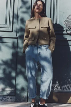 Clearance JEANS Z1975 BAGGY PAPERBAG TIRO ALTO Mujer Jeans