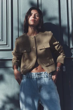 Clearance JEANS Z1975 BAGGY PAPERBAG TIRO ALTO Mujer Jeans