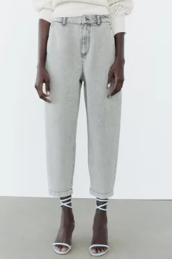 Fashion JEANS Z1975 CARROT FIT TIRO ALTO Mujer Jeans