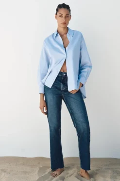 Best JEANS Z1975 DENIM RECTOS TIRO ALTO Mujer Jeans|Pantalones