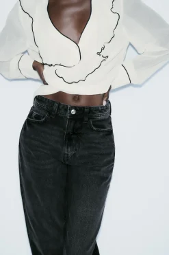 Best JEANS Z1975 MOM FIT TIRO ALTO Mujer Jeans