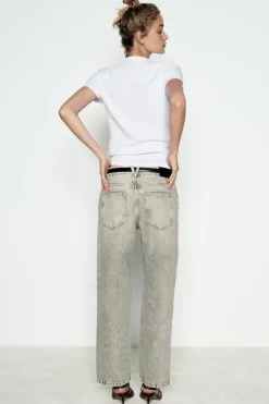 Best JEANS Z1975 RECTOS CROPPED TIRO MEDIO Mujer Jeans