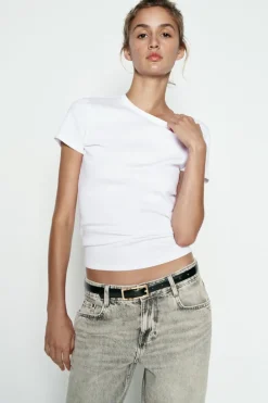 Best JEANS Z1975 RECTOS CROPPED TIRO MEDIO Mujer Jeans