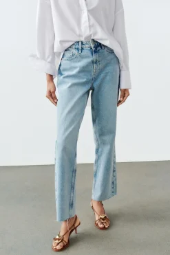 Best JEANS Z1975 RECTOS TIRO ALTO Mujer Jeans