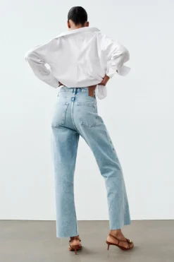 Best JEANS Z1975 RECTOS TIRO ALTO Mujer Jeans