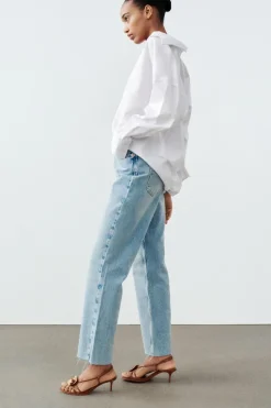 Best JEANS Z1975 RECTOS TIRO ALTO Mujer Jeans