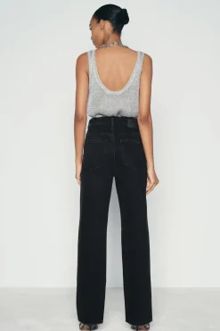 Fashion JEANS Z1975 RECTOS TIRO ALTO LONG LENGTH Mujer Jeans