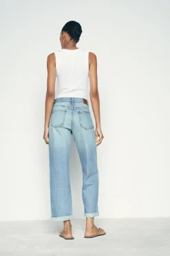 Fashion JEANS Z1975 RELAX FIT TIRO ALTO Mujer Jeans