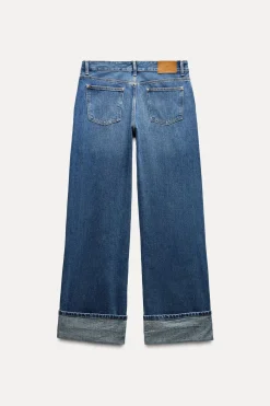 Discount JEANS Z1975 SELVEDGE LOOSE WIDE LEG TIRO MEDIO Mujer Jeans