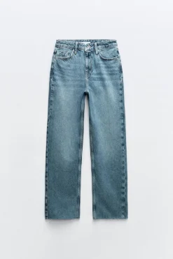 Outlet JEANS Z1975 STRAIGHT ANKLE TIRO ALTO Mujer Jeans