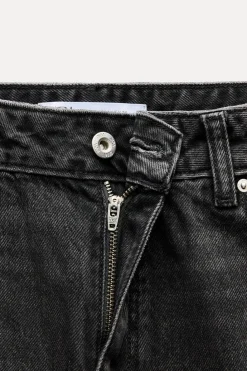 Hot JEANS Z1975 STRAIGHT TIRO ALTO VUELTA BAJO Mujer Jeans