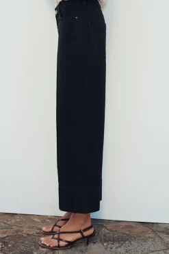 Sale JEANS Z1975 WIDE LEG CROPPED TIRO ALTO Mujer Jeans