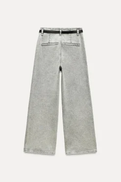 Online JEANS Z1975 WIDE LEG CROPPED TIRO ALTO CINTURÓN Mujer Jeans