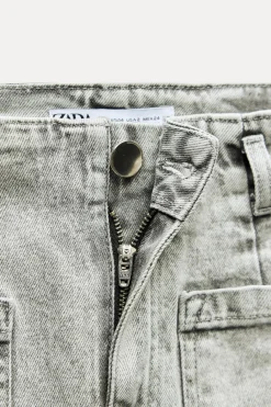 Online JEANS Z1975 WIDE LEG CROPPED TIRO ALTO CINTURÓN Mujer Jeans