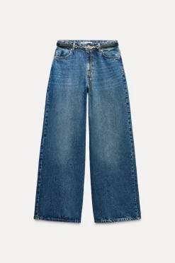 Online JEANS Z1975 WIDE LEG TIRO MEDIO CINTURÓN Mujer Jeans
