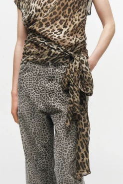 Clearance JEANS ZW COLLECTION BALLOON ESTAMPADO ANIMAL Mujer Jeans