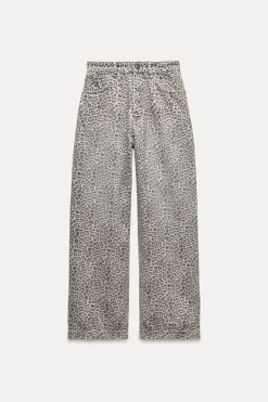 Clearance JEANS ZW COLLECTION BALLOON ESTAMPADO ANIMAL Mujer Jeans