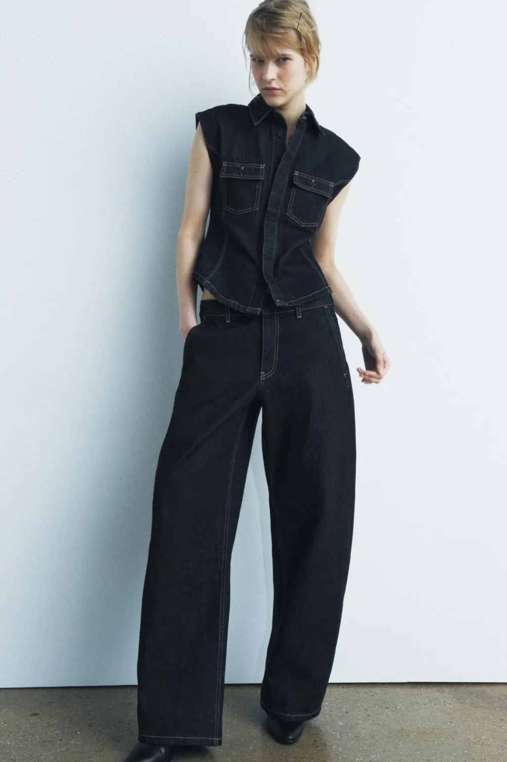 New JEANS ZW COLLECTION BALLOON TIRO MEDIO Mujer Jeans|Pantalones