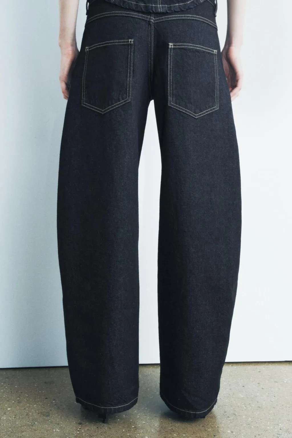 New JEANS ZW COLLECTION BALLOON TIRO MEDIO Mujer Jeans|Pantalones