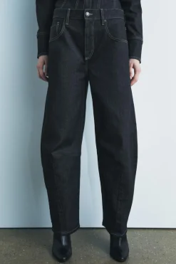 Sale JEANS ZW COLLECTION BALLOON TIRO MEDIO Mujer Jeans