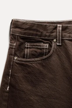 Hot JEANS ZW COLLECTION BALLOON TIRO MEDIO Mujer Jeans