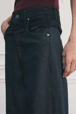 New JEANS ZW COLLECTION BARREL TIRO MEDIO Mujer Jeans