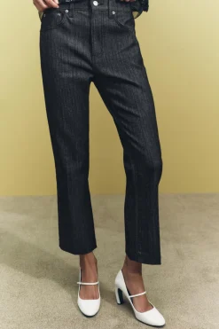 Best JEANS ZW COLLECTION BOOTCUT TIRO ALTO CROPPED Mujer Jeans