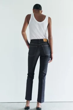 Hot JEANS ZW COLLECTION BOOTCUT TIRO ALTO CROPPED Mujer Jeans