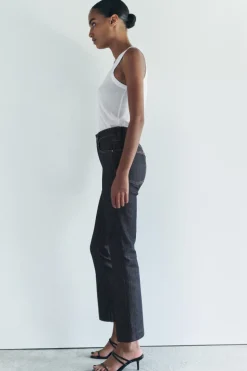Hot JEANS ZW COLLECTION BOOTCUT TIRO ALTO CROPPED Mujer Jeans