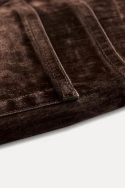 Discount JEANS ZW COLLECTION BOOTCUT CROPPED TIRO ALTO FLOCADO Mujer Jeans