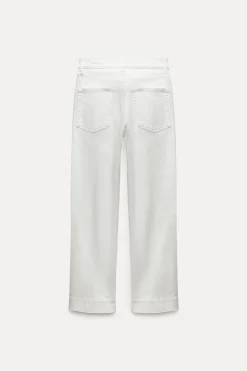 Outlet JEANS ZW COLLECTION BOOTCUT TIRO ALTO CROPPED Mujer Jeans