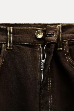 Hot JEANS ZW COLLECTION BOOTCUT TIRO ALTO CROPPED Mujer Jeans