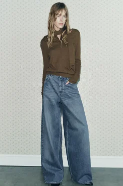 Fashion JEANS ZW COLLECTION PALAZZO TIRO MEDIO Mujer Jeans