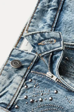 Outlet JEANS ZW COLLECTION RECTOS TIRO MEDIO TACHAS Mujer Jeans