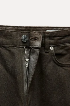 Discount JEANS ZW COLLECTION RECTOS TIRO MEDIO ENCERADO Mujer Jeans