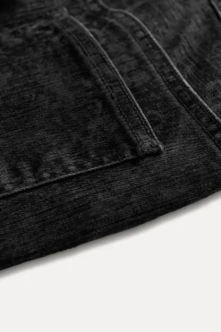 Online JEANS ZW COLLECTION RECTOS FLOCADOS TIRO MEDIO Mujer Jeans