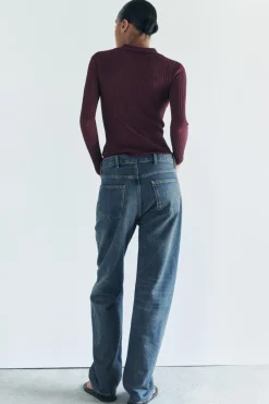 Hot JEANS ZW COLLECTION RELAXED TIRO MEDIO Mujer Jeans