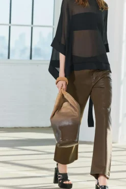 Fashion JEANS ZW COLLECTION RELAXED TIRO MEDIO ENCERADOS Mujer Jeans