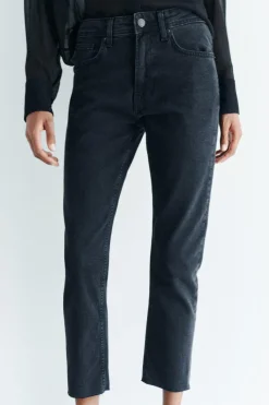 Sale JEANS ZW COLLECTION RELAXED SLIM TIRO MEDIO Mujer Jeans
