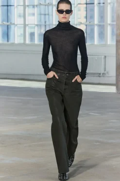 Best JEANS ZW COLLECTION RELAXED TIRO MEDIO ENCERADOS Mujer Jeans