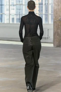 Best JEANS ZW COLLECTION RELAXED TIRO MEDIO ENCERADOS Mujer Jeans