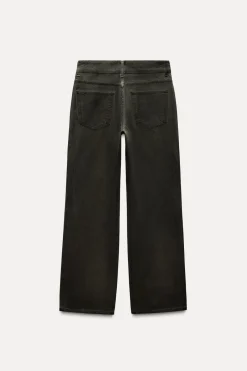 Best JEANS ZW COLLECTION RELAXED TIRO MEDIO ENCERADOS Mujer Jeans