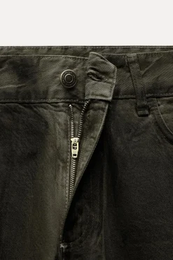 Best JEANS ZW COLLECTION RELAXED TIRO MEDIO ENCERADOS Mujer Jeans