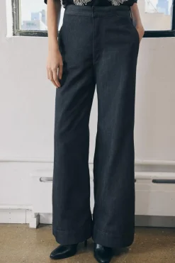 Outlet JEANS ZW COLLECTION WIDE LEG TIRO MEDIO Mujer Jeans