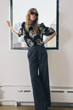 Outlet JEANS ZW COLLECTION WIDE LEG TIRO MEDIO Mujer Jeans