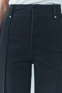 Online JEANS ZW COLLECTION WIDE LEG TIRO ALTO Mujer Jeans